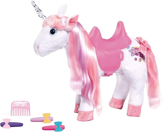 BABY born Zapf Creation 828854 Animal Friends Unicorn Doll Accessories 43 cm Multi-Coloured.