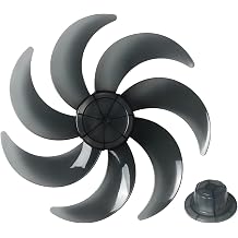 Plastic Fan Blades Universal Household Standing Fans for Home Wear School Simple Maintenance Black 12 Inch One Size