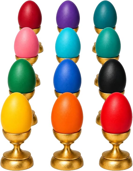 Set of 12 Powder Batik Dyes for Pysanky Easter Eggs Decorating