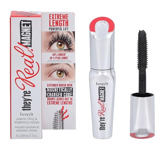 Benefit theyre real! Magnet mascara #supercharged black mini 0.16 ounce