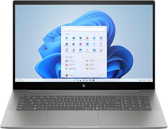 HP Envy 17-DA000 2024 Laptop / 17.3" Touch NVIDIA GeForce RTX 3050 60hertz / Intel Ultra 7 155U 12 Cores / 64GB DDR5 4TB NVMe SSD M.2 / Backlit Keyboard Thunderbolt 4 Wi-Fi 6E / Win11