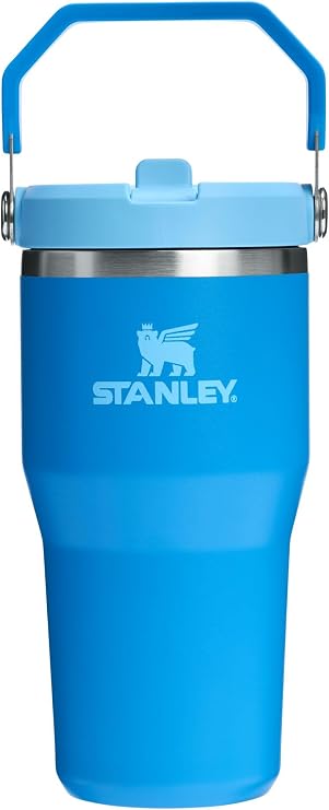 STANLEY Classic IceFlow Stainless Steel Tumbler with Straw, Vacuum Insulated Water Bottle for Home, Office or Car, Reusable Cup with Straw Leakproof
