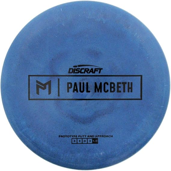 Mint Discraft Limited Edition Prototype Paul McBeth Signature Rubber Blend Kratos Putter Golf Disc