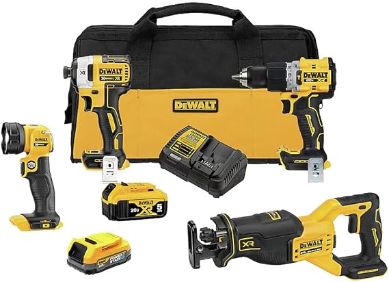 20v Max Xr Brushless 4 Tool Combo Kit