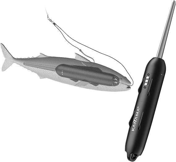 KANAMA Smart Bait Pro Rechargeable Electronic Bite Robotic Fishing Lure Auto-Swimming & Dead Fish Revival, Lifelike Action for Tuna, Bass, Pike, Catfish & More, Freshwater & Saltwater Ready