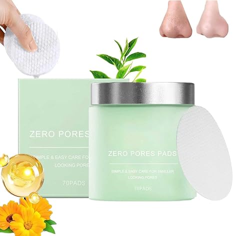 Quia-Zero Pore Pads Deep Cleansing and Pore Minimising Quia Korean Beauty Pore Pads Dual-Textured Exfoliating Facial Pad to Smooths Skin Texture & Brightens Skin Visible Results in Just 1 Week (1)