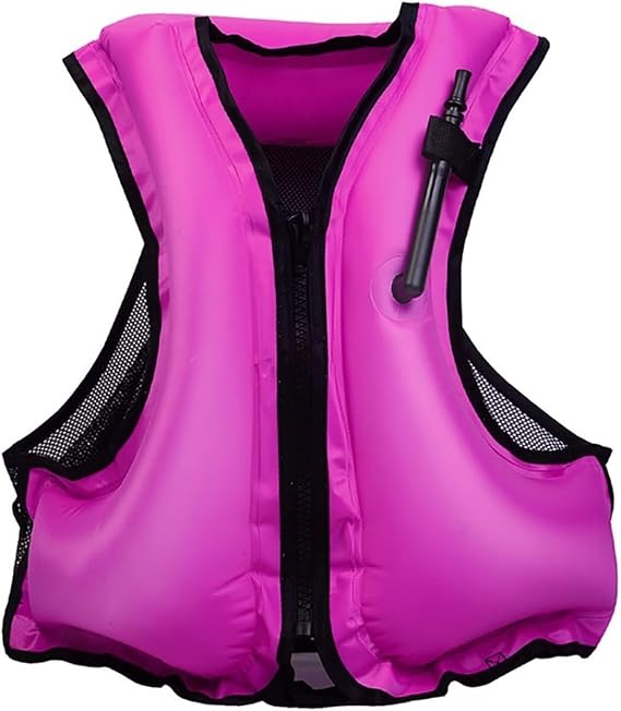 Fly Fishing Vest Constructed From Durable Polyester Fabric with Rapid Air Valve Foldable Portable Build for Outdoor Shore Angling and Lakeside Leisure Activities