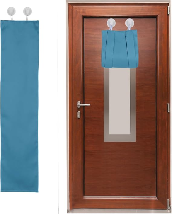 Blackout Classroom Window Cover with 2 Hooks, W7.9 x L35 inches