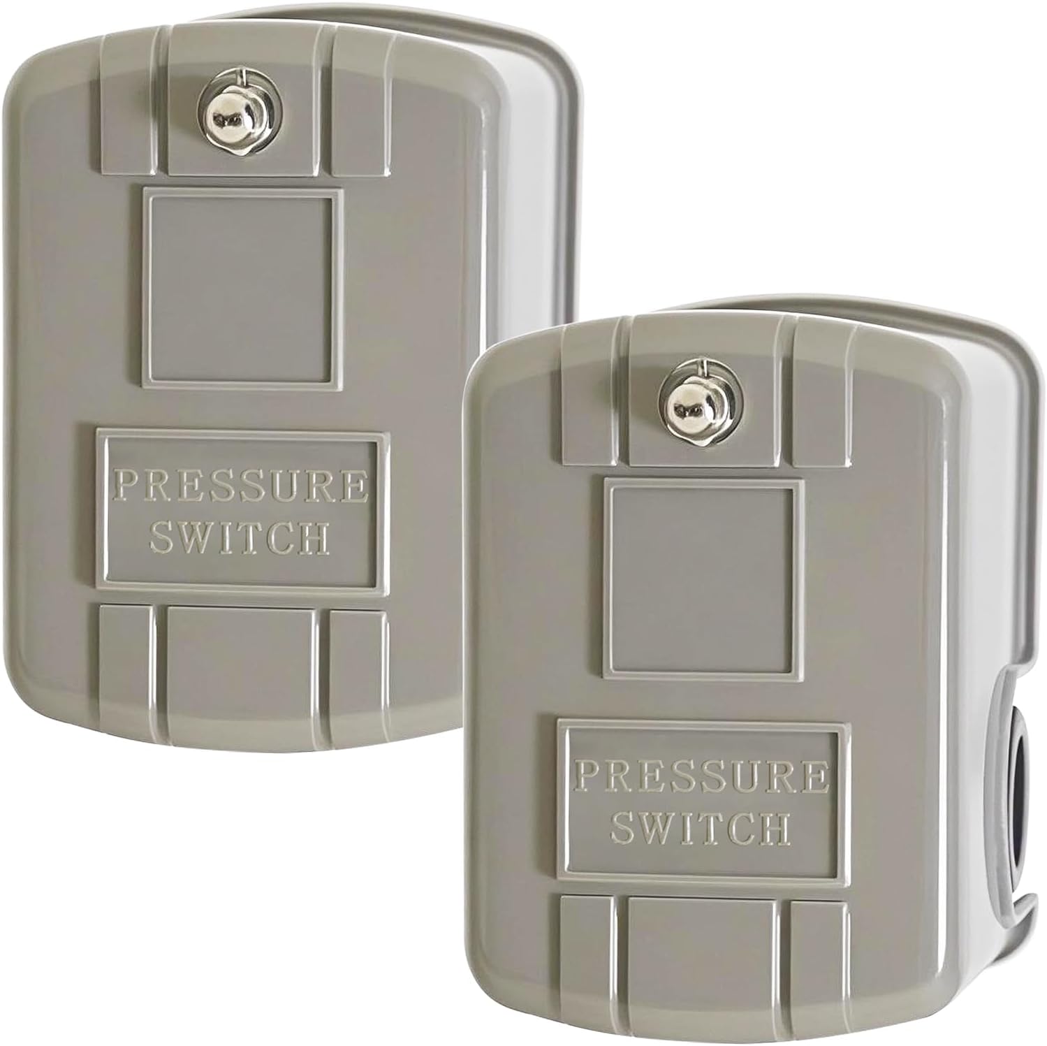 Well Pump Pressure Switch 40-60 PSI, Adjustable Differential, 14" NPT, Compatible with Square D 9013FSG2Pumptrol, Low Pressure Cut-Off, Automatic Water Pump Switch - 2 Pcs