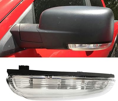 Front Mirror Turn Signal Puddle Light for Dodge Ram 1500 2009-2018,Side Marker LED Light Lamp Assembly for Ram Replace 68064949AA48AA Left Driver Side