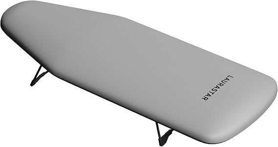 Ironing XS Board, 82cm x 31xm x 13cm, Perfect for Small Spaces, Retractable Legs, 2Kg, 100% Cotton, Easily Stored