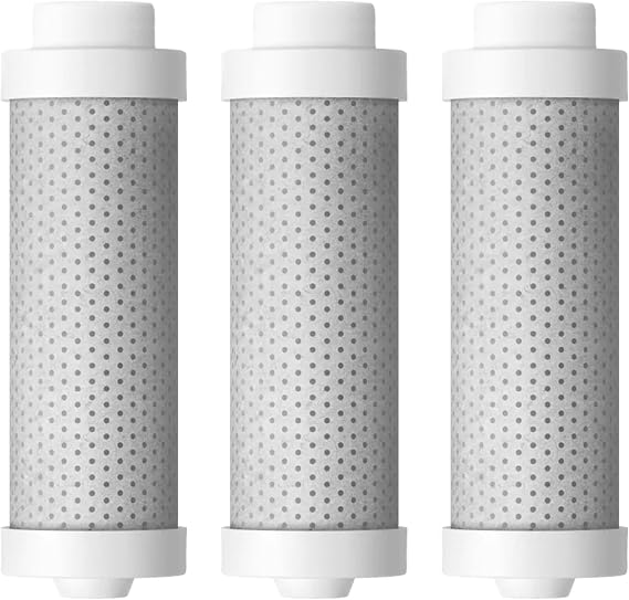 Vsitoo Water Bottle Filter 3-Pack Carbon Fiber Replacements for Life Straw, Life Water Bottles, Filtration Bottles, Compatible with All Vsitoo Filter Bottles