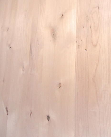 Alder Knotty Rustic Plank Wood Veneer 24" x 48" with Paper Backer 1/40" Thick
