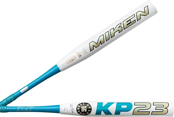 Miken | KP23 プレイヤーエディション スローピッチソフトボールバット | USSSA | 12.5インチバレル | Maxload | 2ピース | 24オンス