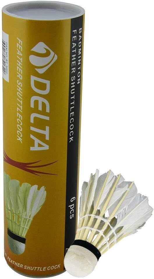 Delta Bt 5000 Badminton Ball, Unisex, White, One Size