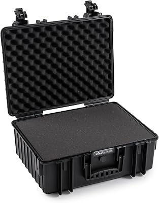 Type 6000 Outdoor Case with SI Foam, Black