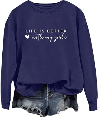 Heart Sweater for Women 2025 Valentines Day Sweatshirts Casual Y2k Vintage Trendy Long Sleeve Crewneck Hoodies