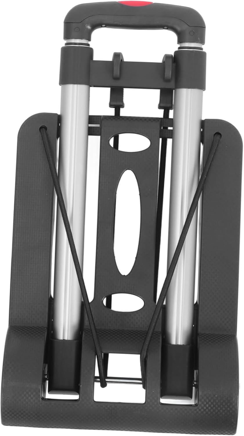 Zerodeko Folding Cart Wheels Heavy Duty Portable Hand Truck for Groceries and Luggage Adjustable Telescopic Handle for Shopping Travel and Outdoor Activities