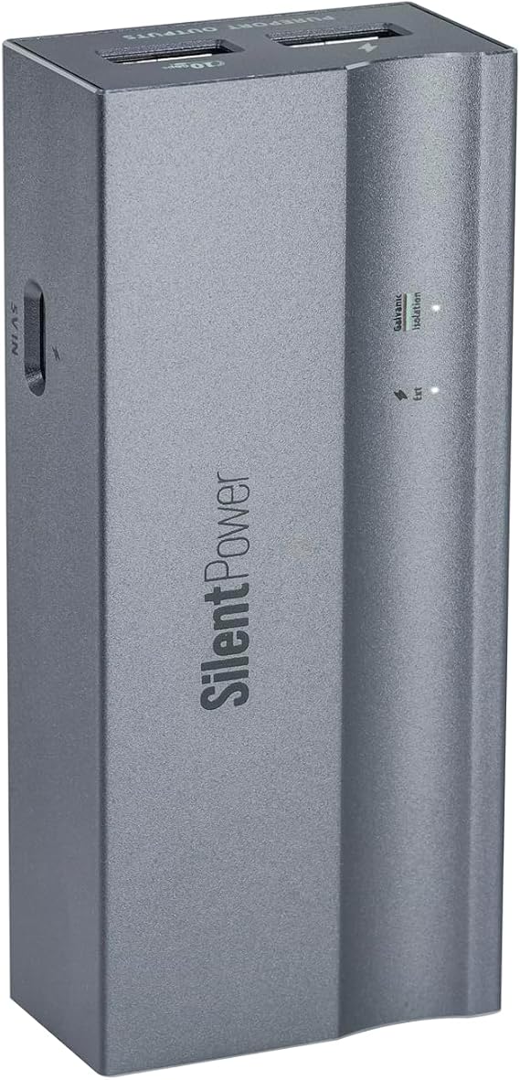 iFi Audio USB iPurifier Pro Isolated USB Noise Purifier | Active Noise Cancellation, USB Signal Isolation, for Cleaner Hi-Fi Audio Performance