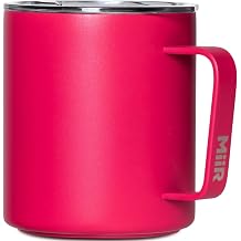 MiiR Camp Cup, 12oz - Double Wall Vacuum Insulated, Stainless Steel with Splash-Proof Slide Lid