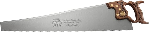 Disston 26 Walnut Handled Professional Rip Saw for Wood