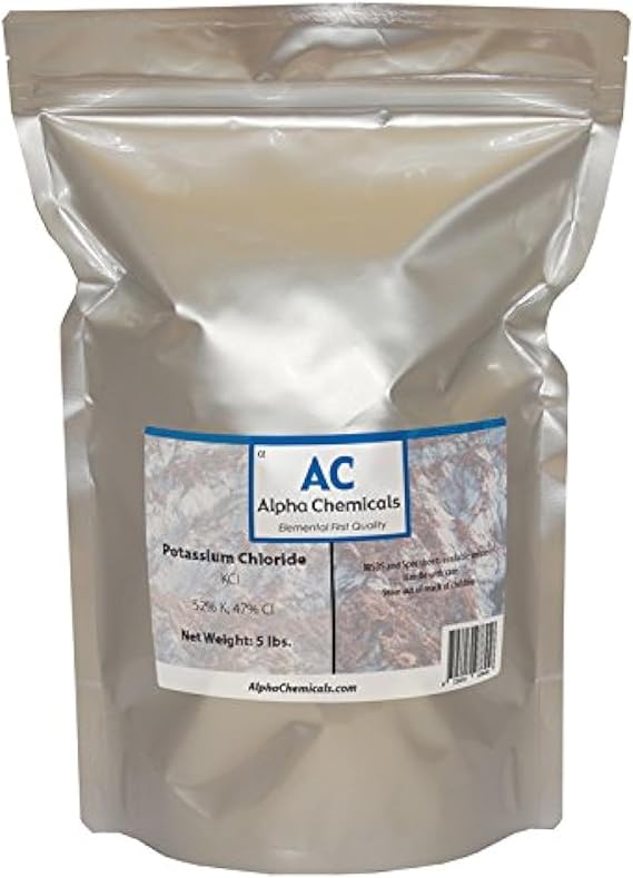 Potassium Chloride - KCl - 5 Pounds