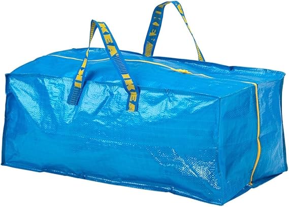 Ikea 901.491.48 Frakta Storage Bag, Blue