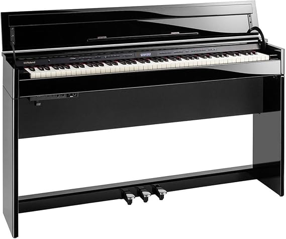 Roland DP-603 88-key Digital Piano with Authentic Grand Piano Touch and Bluetooth, Polished Ebony (DP-603-PE)