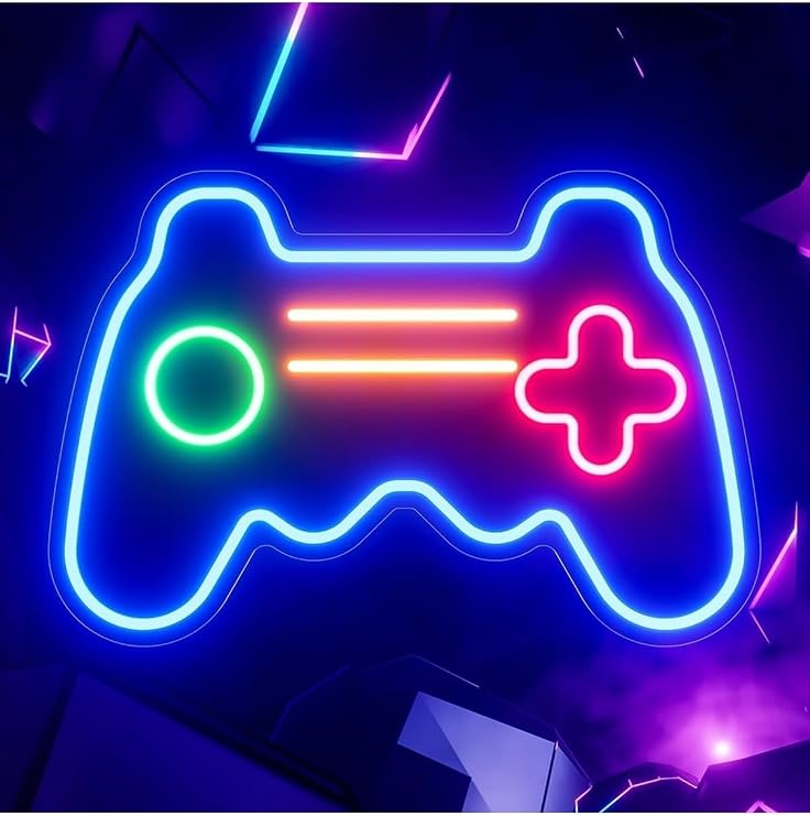Playstation Neon Tabela Neon Yazı Dekoratif Aydınlatma Ve Gece Lambası, pskonsolv1