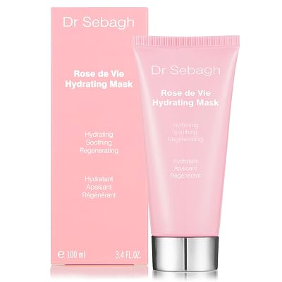 Dr Sebagh Rose de Vie Hydrating Face Mask 3.38 fl oz - Collagen-Rich Moisturizing and Hydrating Mask for Face - Skin Care Face Mask for Dewy, Glowing Skin