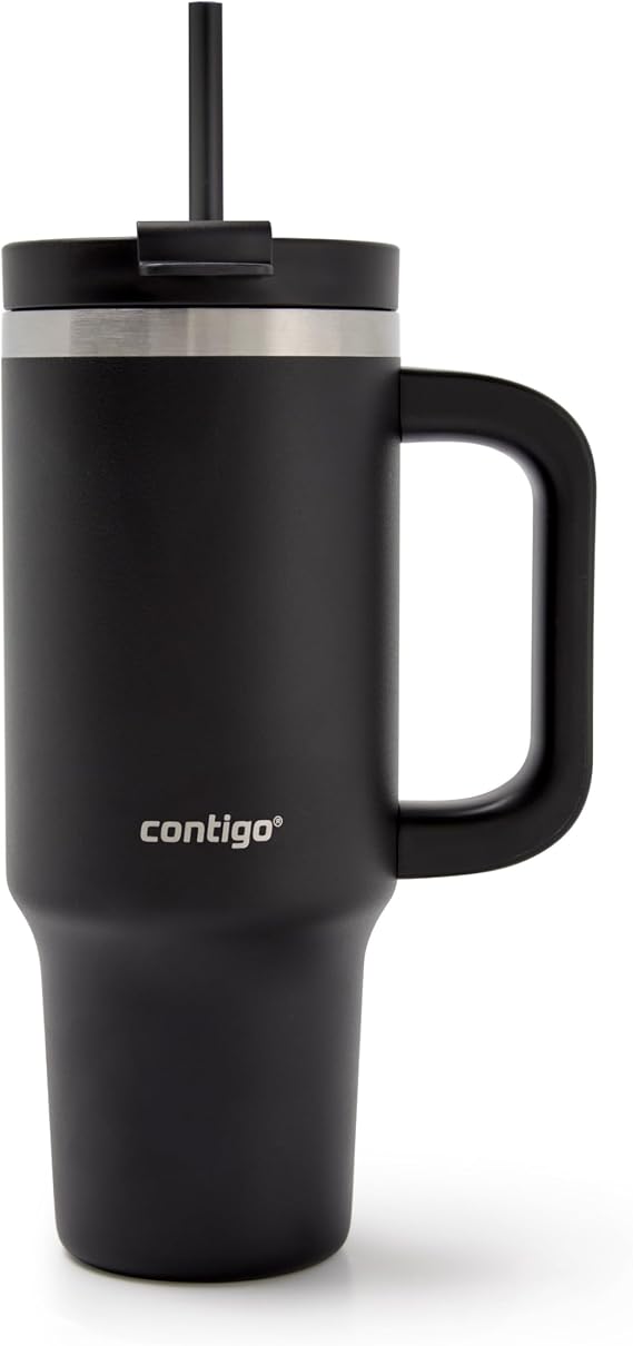 Contigo Streeterville Tumbler with Handle & Straw | 29h Cold | 880 ml