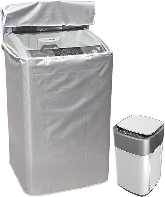 Washing Machine Cover - Heavy Duty Waterproof Fabric, Tear Resistant Washing Machine and Dryer Protection, UV Resistant All Weather Protection | Fits Most Top Loader or Front Wash
