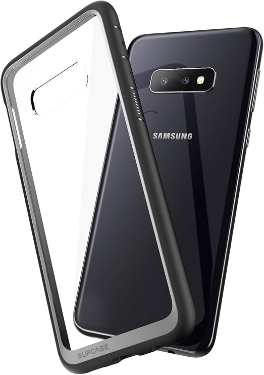SupCase Unicorn Beetle Style Series Designed for Samsung Galaxy S10e Case 2019 Release PC and TPU Premium Hybrid Protective Clear Slim Fit Case (Black)