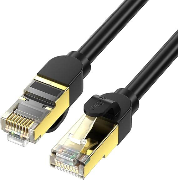 VegGieg CAT8 40Gbps 2000Mhz STP RJ45 Ethernet Kablosu 3 Metre