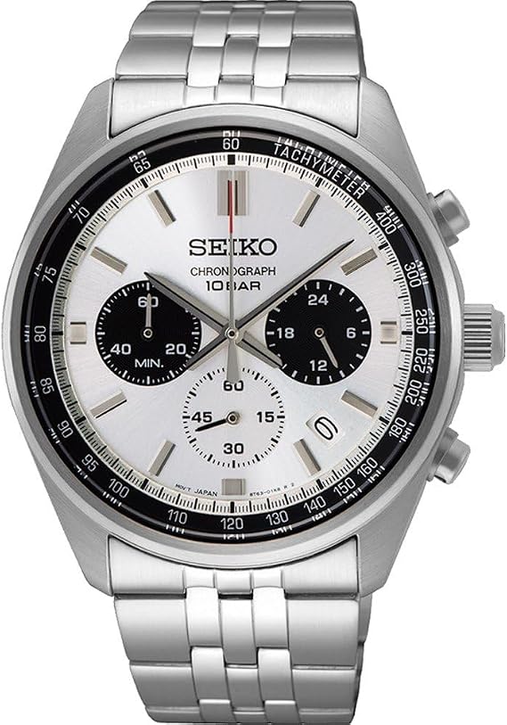 Seiko SSB425 Gümüş-Beyaz Erkek Kol Saati