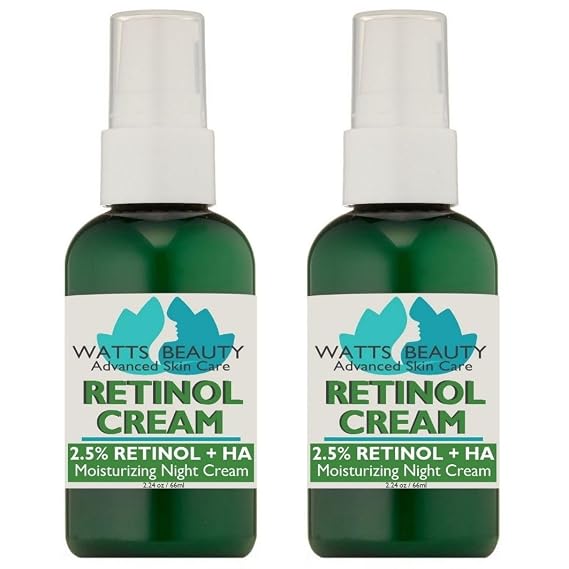 2.5% Retinol Cream for Face and Body - Lightweight, pore-friendly cream containing anti-aging retinol, hyaluronic acid, vitamin E, vitamin B5, and jojoba oil for all skin types - 4.48 oz.