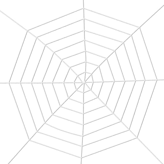 YUNAI Spider Webs Halloween Decorations Outdoor, 10.5ft 7 Coils White Fake Spider Web, Scary Haunted House Outdoor Wall Decor for Halloween Party Hanging Decorations