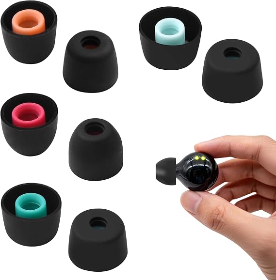 4 Pairs Replacement Ear Tips for Sony WF-1000XM5/WF-1000XM4/WF-1000XM3