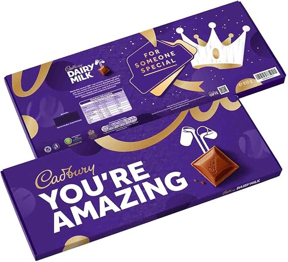 Cadbury Dairy Milk "You're Amazing" Gift Chocolate Bar Extra-Large 850g