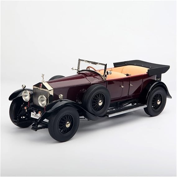 Scale Finished Model Car 1:18 For Rolls-Royce Phantom Simulation Classic Luxury Car Model Alloy Diecast Vehicles Collection Display Miniature Replica Car