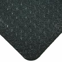 Wearwell PVC 416 UltraSoft Diamond-Plate Heavy Duty Anti-Fatigue Mat, Safety Beveled Edges, for Dry Areas, 2' Width x 3' Length x 9/16" Thickness, Black