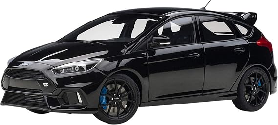 Autoart 2016 Ford Focus RS Shadow Black 1/18 Model Car