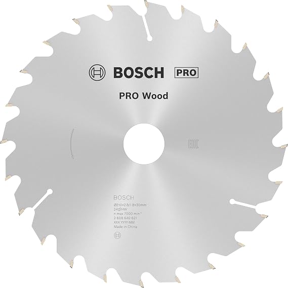 Bosch Professional Accessories Circular Saw Blade, Grey, 210x30x2.8 mm, 24, 1 Piece