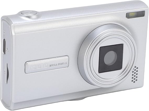 Mirrorless Camera,50MP 1080P HD Autofocus Digital Camera for Photography Mirrorless Video Camera with 2.4 Inch Screen Travel (Silver Grey)
