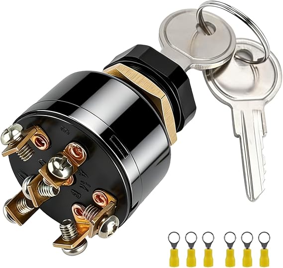 MP41000 Ignition Start Switch for Boats with Inboard Outboard Motor