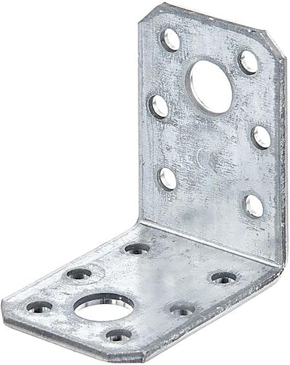 Alberts 330323 Winkelverbinder sendzimirverzinkt 50 x 50 x 35 mm 25er Set