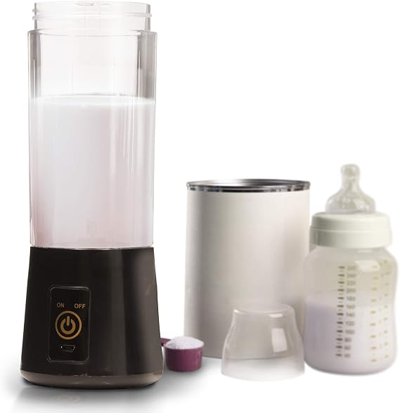 Portable Cordless Baby Formula Maker | Mixes Babyas Formula and Water with No Clumps