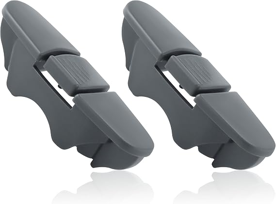 W10508950 Dishwasher Upper Dishrack Slide Rail Stop Clip by AMI PARTS, Fit for Whirl-pool Ken-more Dishwasher, Replace AP6022472 8562015 W10508950 2684662 PS11755805 WPW10508950VP(2 pcs)