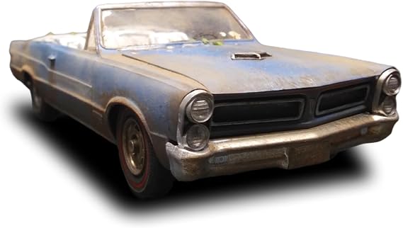 AMT 1965 Pontiac GTO 2T 1/25th Scale Model Kit, White (AMT1191M)