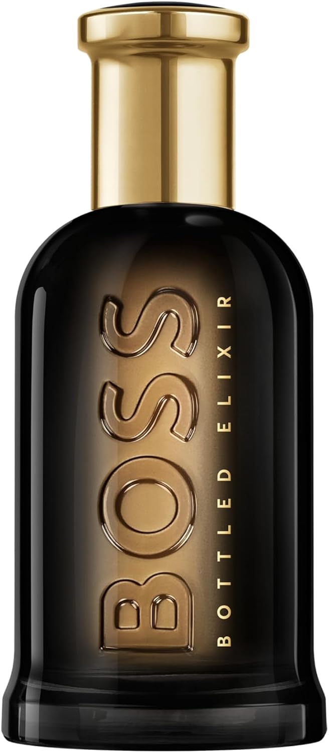 BOSS Bottled Elixir - Parfum Intense for Him - Woody Fragrance with Notes of Incense, Vetiver and Cedarwood - High Longevity - 100ml